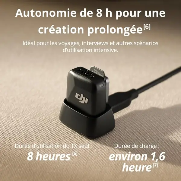 Micro cravate sans fil DJI Mic Mini – 1 TX – Image 3